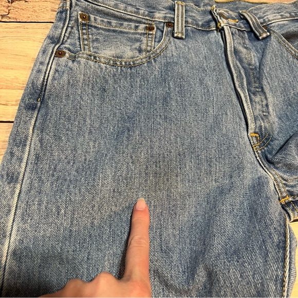 Levi’s 501 Denim Jeans Button Fly - Picture 6 of 8